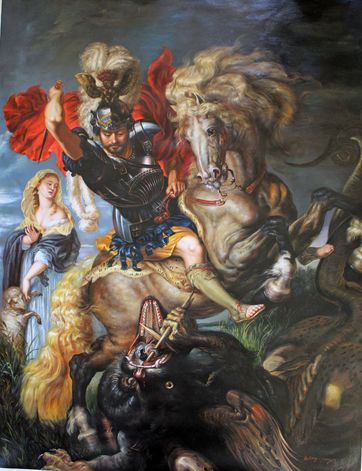 Saint George and the Dragon 1605-1607